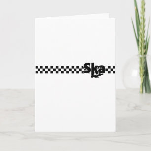 Carte Pied de danse SKA avec Checkers
