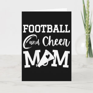 Carte Pied Et Maman De Pom-Pom Girls Vert Cheerleading