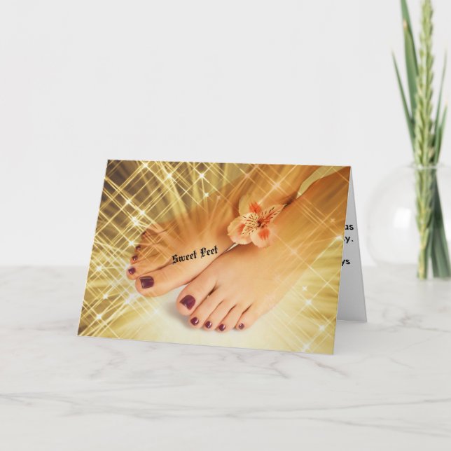 Carte Pieds Savoureux (Devant)