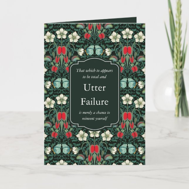 Carte Piège à Vénus de style victorien et papillon perso (Devant)