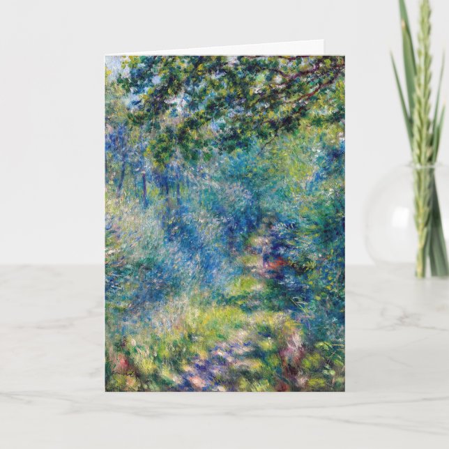 Carte Pierre-Auguste Renoir - Chemin dans la Forêt (Devant)