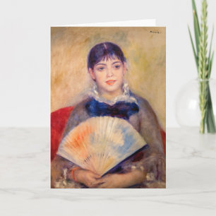 Carte Pierre-Auguste Renoir - Jeune fille à l'éventail