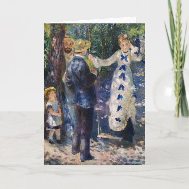 Carte Pierre-Auguste Renoir - La Balançoire (Devant)