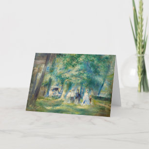 Carte Pierre-Auguste Renoir - La fête à Saint-Cloud