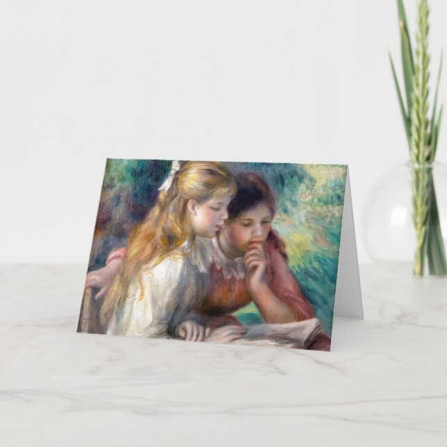 Carte Pierre-Auguste Renoir - Lecture (Devant)