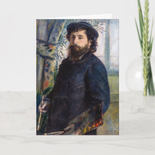 Carte Pierre Auguste Renoir - Portrait de Claude Monet