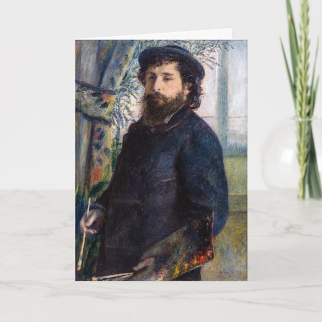Carte Pierre Auguste Renoir - Portrait de Claude Monet (Devant)