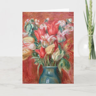 Carte Pierre-Auguste Renoir - Tulip Bouquet
