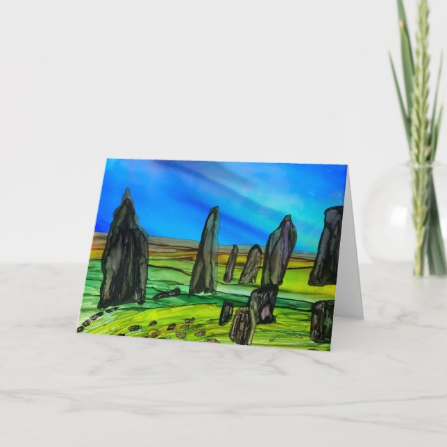Carte Pierres fixes de Callanish (Devant)