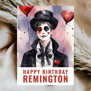 Carte Pierrot noir et blanc