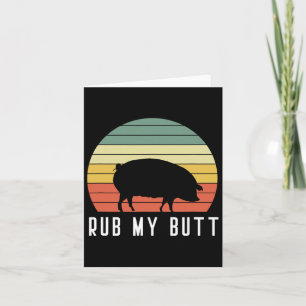 Carte Pig Rub My Butt Pit Master Bbq Pork Bycon Grill By