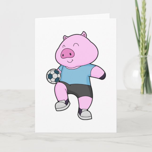 Carte Pig Soccer joueur Soccer (Devant)