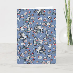 Carte Pigeon Voyageur Blues Poste