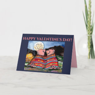 Carte Pigs in Blanket Nuit d'Amour de la Nature Romantiq