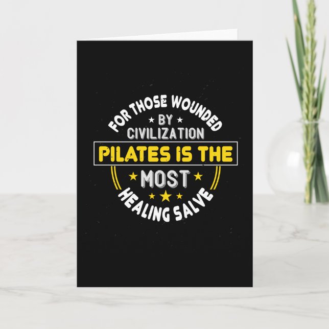 Carte Pilates est le baume le plus guérisseur (Devant)