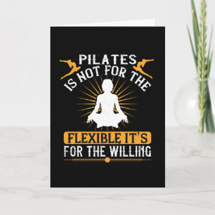 Carte Pilates N'Est Pas Pour La Flexibilité