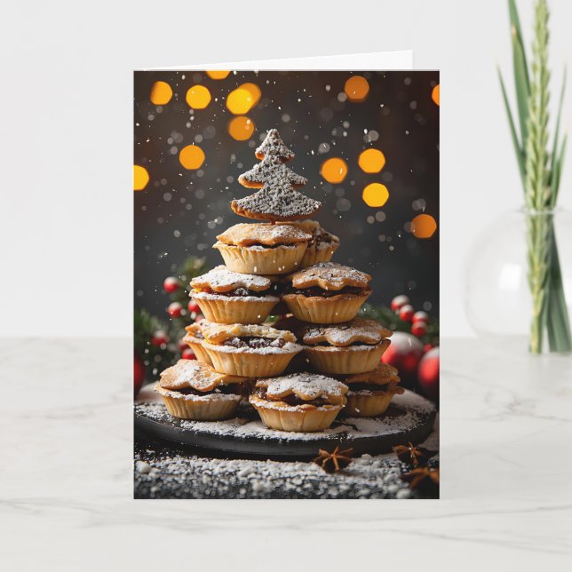Carte Pile à tarte festive (Devant)