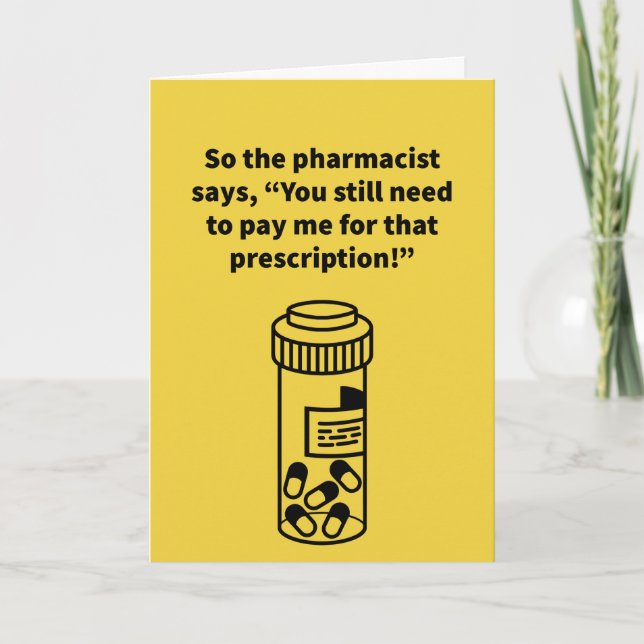 Carte Pill Owe Talk - Anniversaire (Devant)