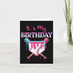 Carte Pilote de baseball Anniversaire Fille Amusante Ann