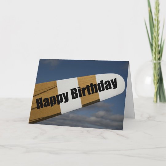 Carte Pilote De Joyeux Anniversaire D Avion Zazzle Fr