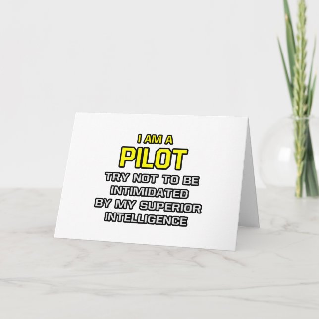 Carte Pilote...Une intelligence supérieure (Devant)