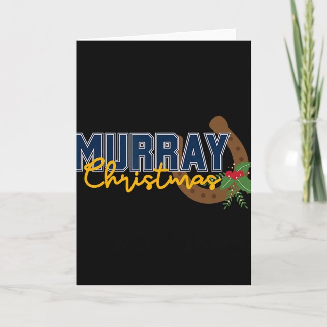 Carte Pilotes de Noël de Murray ! (Devant)