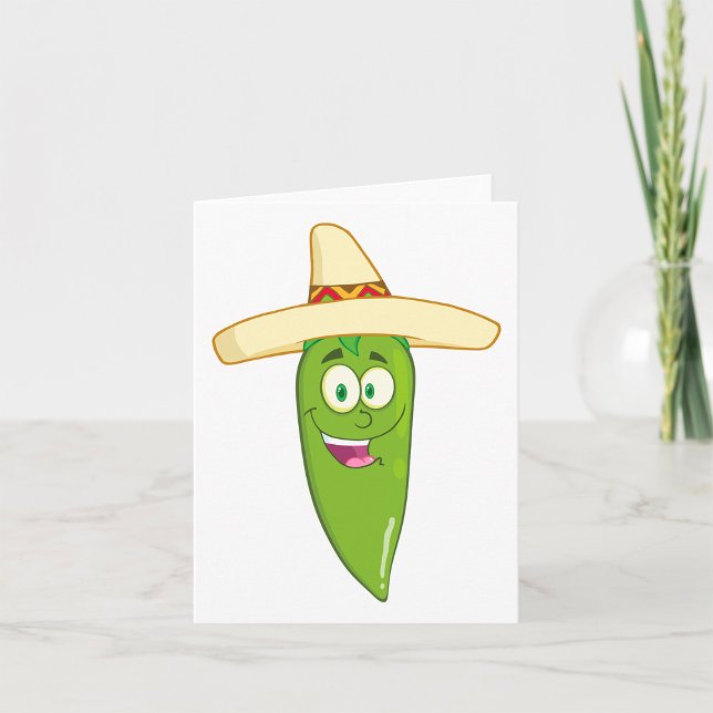 Carte Piment Vert Souriant (Créateur téléchargé)