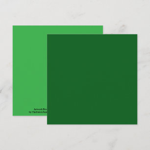 Carte Pin de forêt vert couleur solide