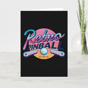Carte PINBALL vintage