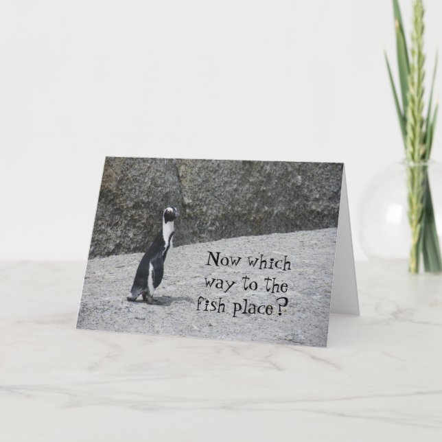 Carte Pingouin perdu (Devant)