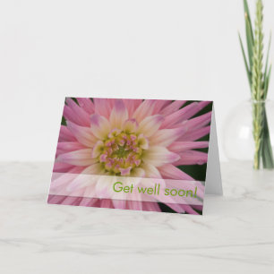 Carte Pink Dahlia