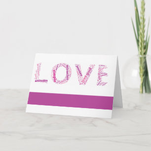 Carte Pink Love Sobriety Anniversary Card