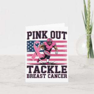 Carte Pink Out Footbyll S'attaquer au cancer du sein sen