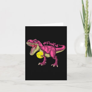 Carte Pink Out T Rex Et Picklebyll Byll Cancer Du Sein A
