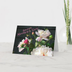 Carte Pink Peony pour la fête des mères