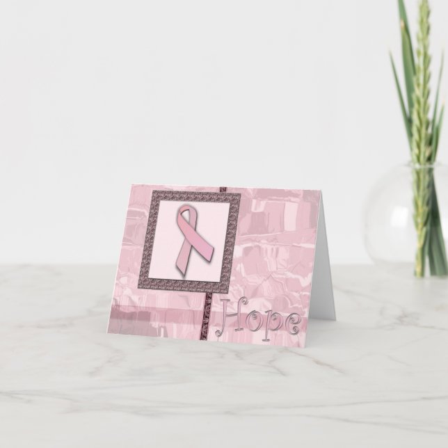 Carte Pink Ribbon - Hope (Devant)