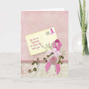 Carte Pink Ribbon Inspiration