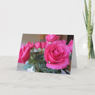 Carte Pink Roses