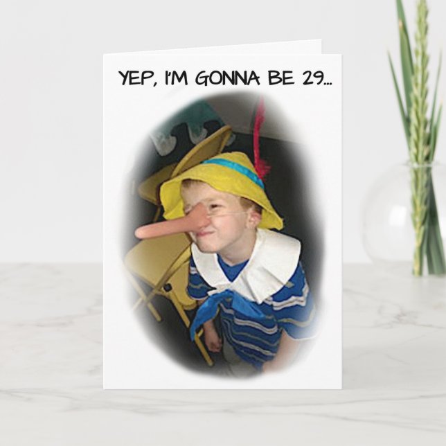 CARTE PINOCCHIO BIRTHDAY CARD (Devant)