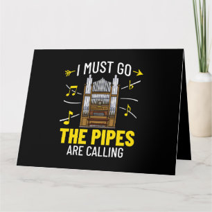 Carte Pipe Orgue Piano Organisateur Instrument Musique M