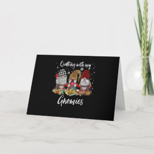 Carte Piquage Avec Mes Gnomies Gnomes de Noël Vacances