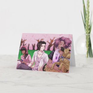 Carte Pique-nique Cherry Blossom