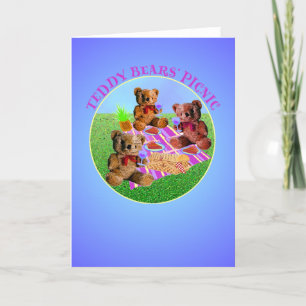 Carte Pique-nique nounours