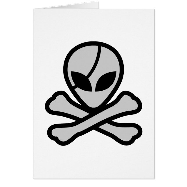 Carte pirate Alien (Devant)