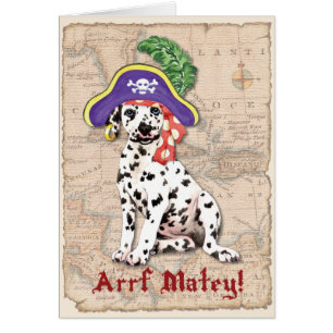 Carte Pirate Dalmatienne