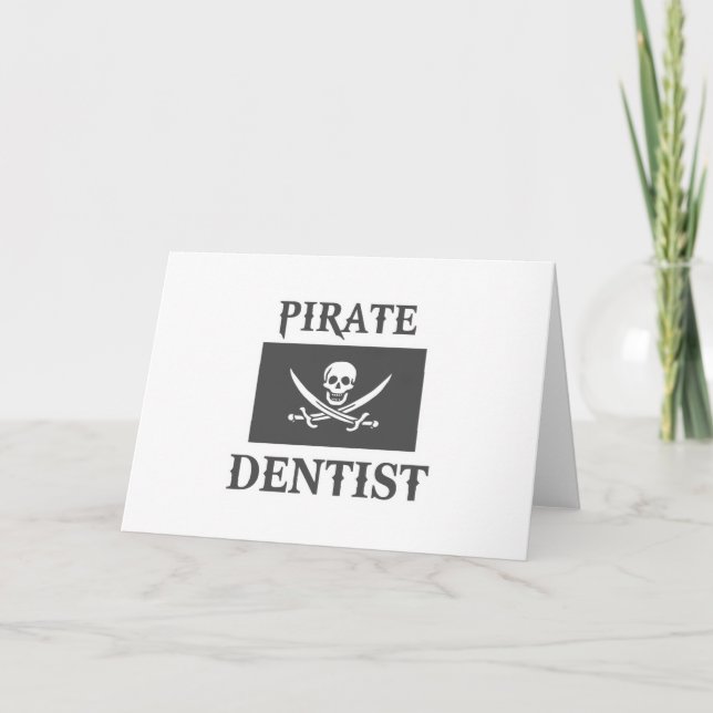 Carte Pirate Dentiste (Devant)