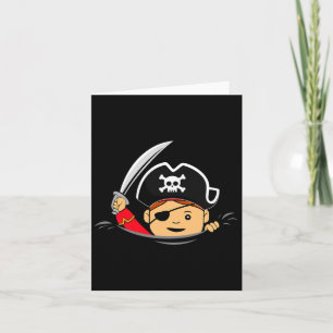 Carte Pirate enceinte Halloween Toddler Maman Grossesse