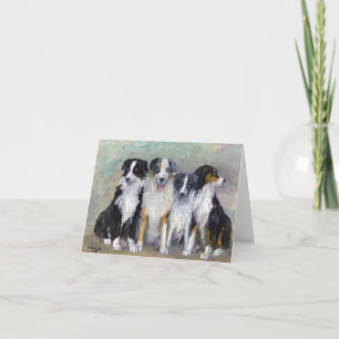 Carte Pirate et filles - bergers australiens