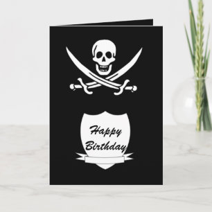 Carte Pirate et monogramme