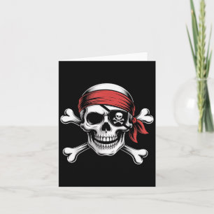 Carte Pirate Lazy Skull Bandana Halloween Costume Hommes